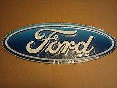 Ford Oval Aluminum Sign