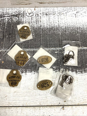 Creative Co Op Metal Numbers lot of 7