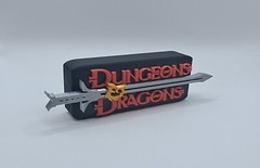 Game Dungeons and Dragons Logo Sign Signage Desk Shelf Art