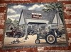John Deere Coca Cola Tapestry Blanket 64”x47” Fringed Country Store gallery