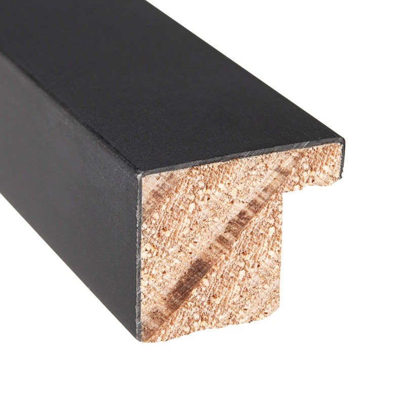 5x31 In Frame Black Real Wood Picture Frame Width 0.75 inches | Interior Frame D gallery