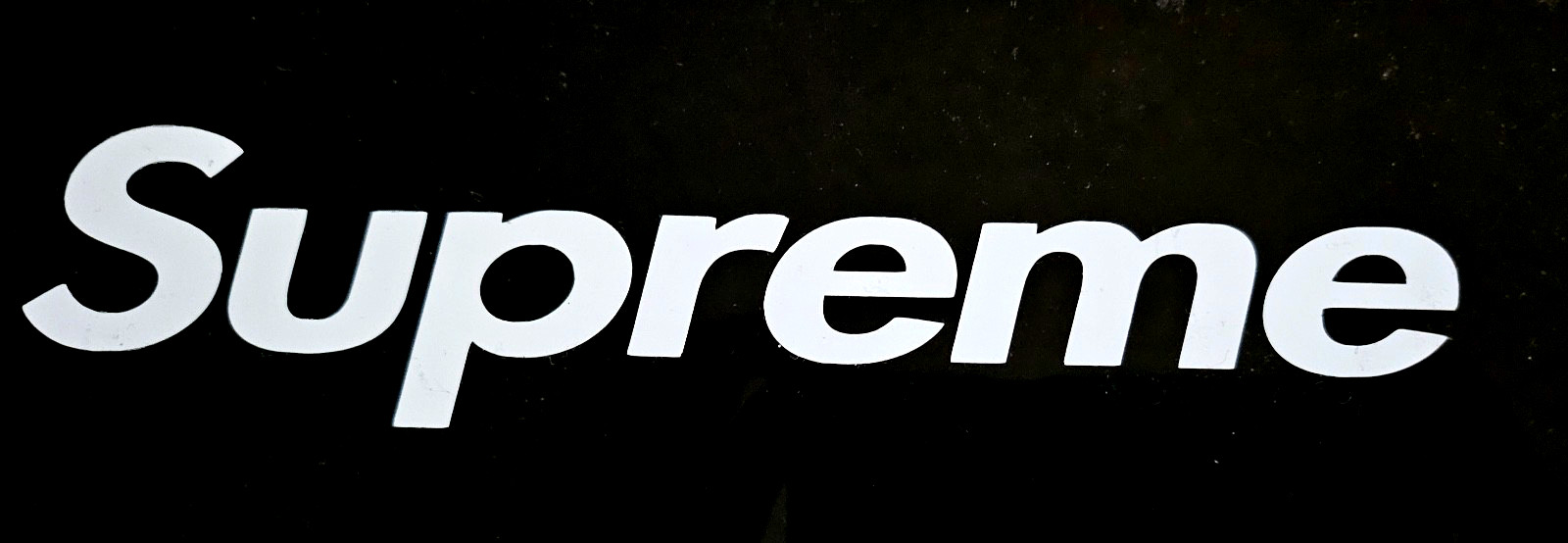White Supreme Vinyl Decal Sticker 2x8 Inches For Any Surface Waterproof 2/24 gallery