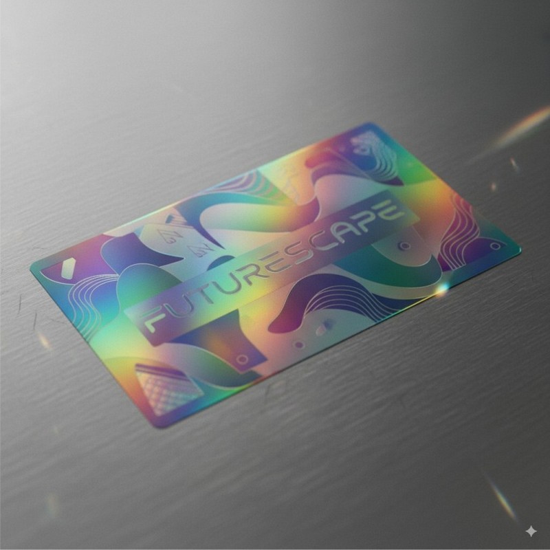 Custom Holographic Stickers, Personalized - Logo, Name, Text, 1.5-5 inch, Qty100 gallery