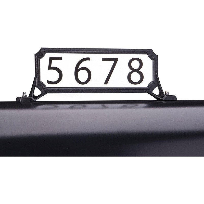 Double Sided Address Plaque Reflective Sign Customizable Easy Installation New gallery