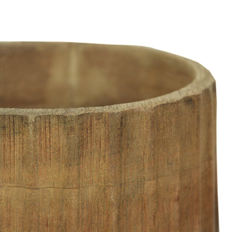 Set of 3 Hand Carved Wooden Canister Decorative Storage Container Kitchen Decor gallery