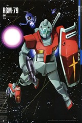 Gm-Rgm-79 Gundam Mechanical Japanese Anime Wall Art Home Decor – POSTER 20″x30″