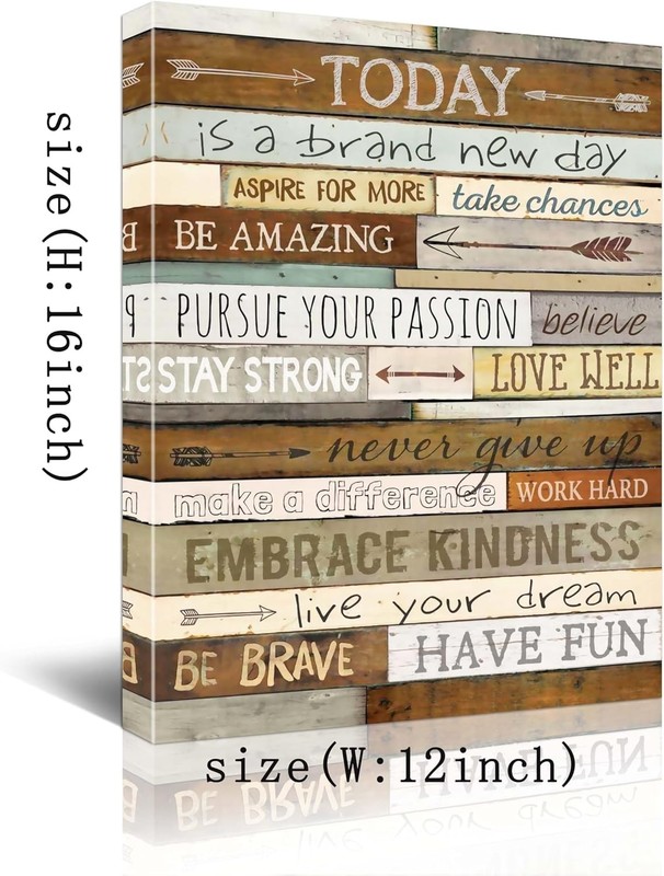Waterproof and UV Resistant 12x16 Inspirational Canvas - Perfect for Any Room gallery