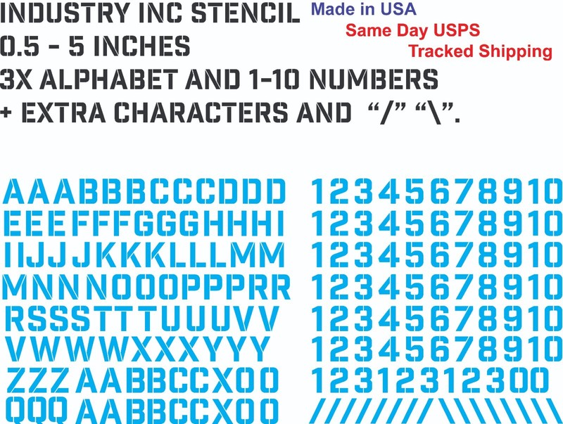 3X Alphabet & 1-10 Vinyl Decal Numbers - Mailbox, Wall, Address, Locker Stickers gallery