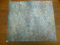 Victorian Style Hand-Marbled Paper Assorted Size Sheets & Colors