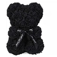 Artificial Eternal Rose Teddy Bear Gift for Mom Mother’s Day Birthday
