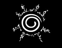 Naruto Nine Tail Fox Seal Symbol Anime Naruto Decal Sticker “八卦の封印式 “