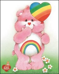 Care Bears Swift Heart Blue Rabbit CD Visionary Officially Licensed Sticker