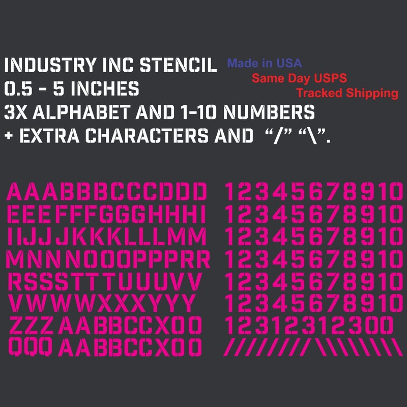3X Alphabet & 1-10 Vinyl Decal Numbers - Mailbox, Wall, Address, Locker Stickers gallery