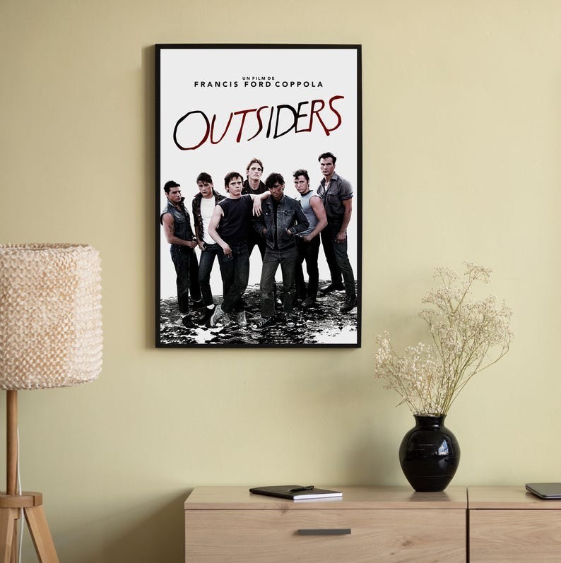 The Outsiders Movie Poster - High Quality Movie Poster - Wall Art gallery