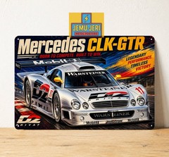 Mercedes Cls-Gtr D2 Car Metal Poster Tin Sign 20x30cm