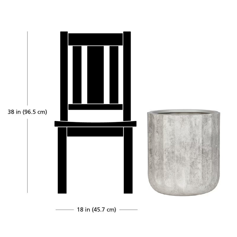 Better Homes & Gardens 16 Inch Modern Adler Planter with Drainage Hole gallery
