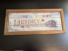 Laundry Room Sign Country Style