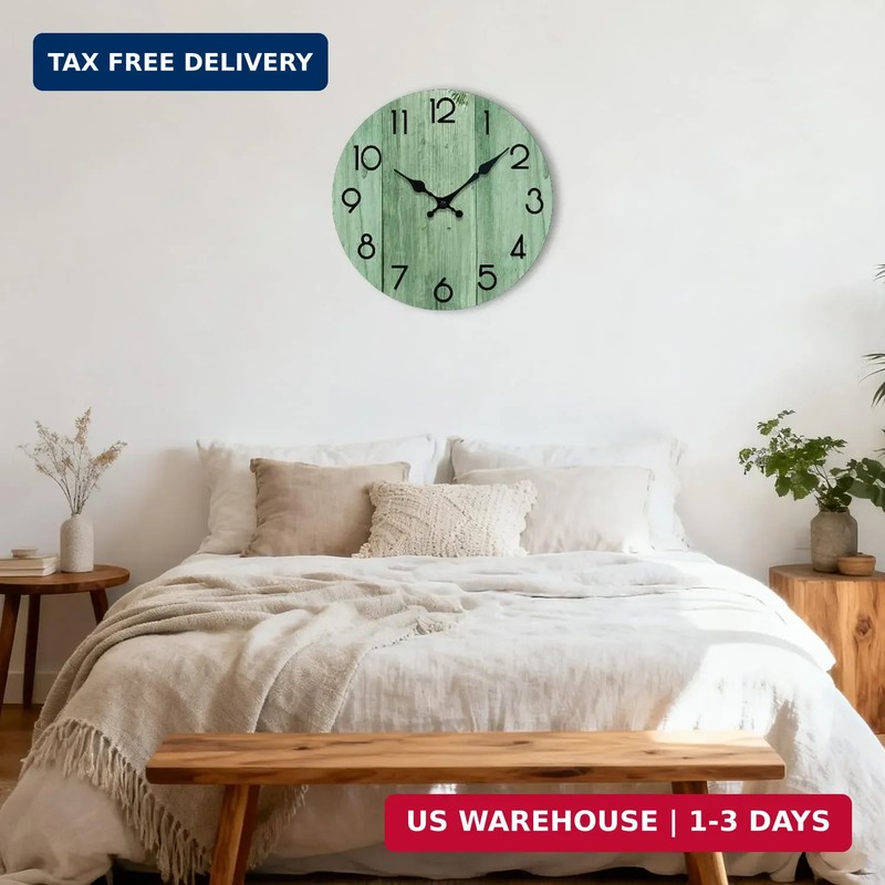 Wall Clock, Modern Wall Clocks Battery Operated, Silent Non Ticking Clock Decora gallery
